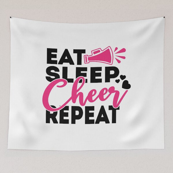 Item preview, Eat, Sleep, Cheer, Repeat! designed and sold by Apoorv Choudhary.