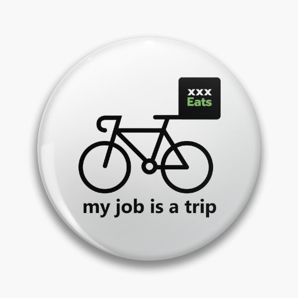 Item preview, My job is a trip - bicycle delivery Text base design designed and sold by Babadollcraft.