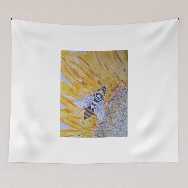 Item preview, Bee on a Sunflower designed and sold by Kate Hebden-Brittain.