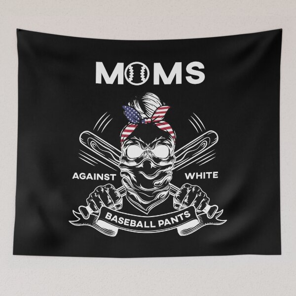Item preview, Moms Against White Pants Funny Baseball Mom Joke designed and sold by alfa-rouk.