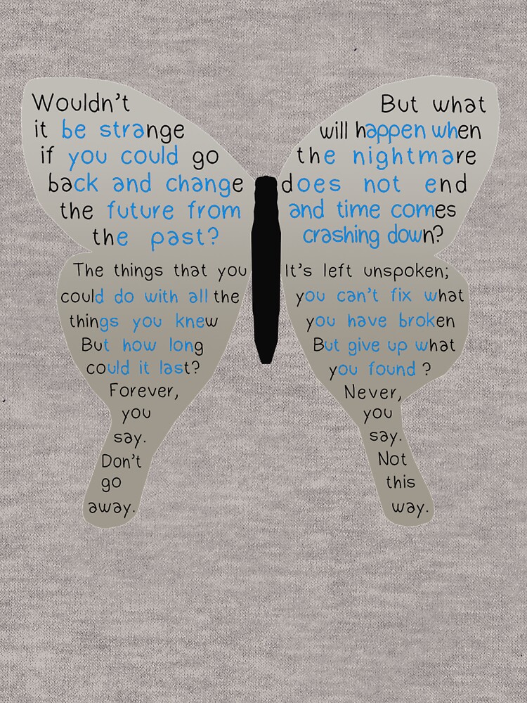 "Butterfly Effect Picture Poem (V2)" Lightweight Hoodie by Camkitty