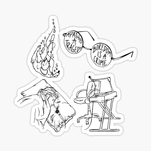Item preview, inside inspired sticker sheet designed and sold by dumb-meme.