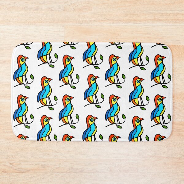 Item preview, Color Birds on a Twigs "Paper Drawings/Paintings" designed and sold by Istvan Ocztos.