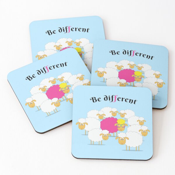 Item preview, Be Different Funny Sheep designed and sold by dass-art.