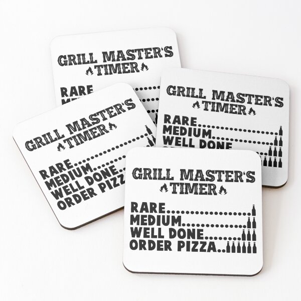 Item preview, Grill Master's Timer! Rare, Medium, Well done, Order pizza designed and sold by Apoorv Choudhary.