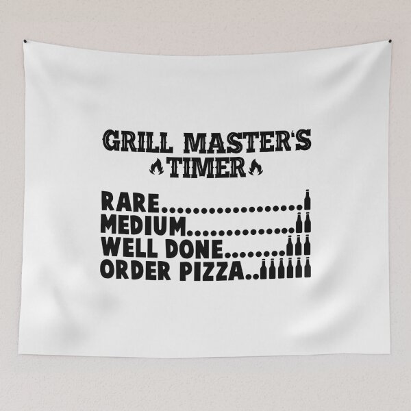 Item preview, Grill Master's Timer! Rare, Medium, Well done, Order pizza designed and sold by Apoorv Choudhary.