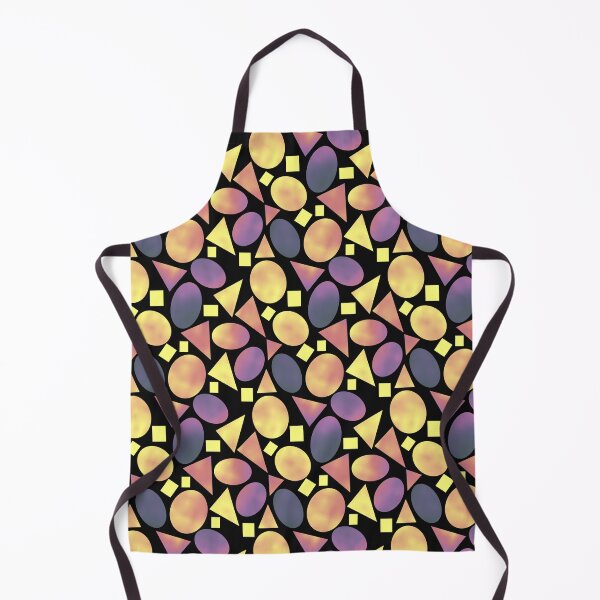 Item preview, Geometry Glowing Shapes on Black Repeat 5748 designed and sold by Art in My Loft.