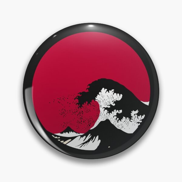 Item preview, Slow Down On The Great Wave Off Kanagawa (Red & Black) designed and sold by On-The-Roof.
