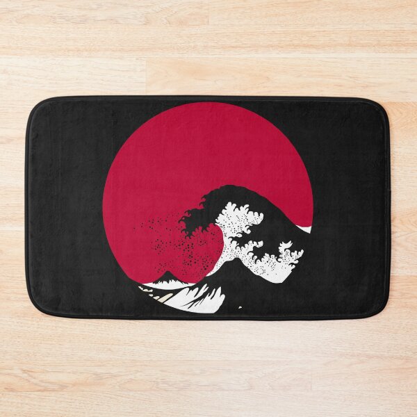 Item preview, Slow Down On The Great Wave Off Kanagawa (Red & Black) designed and sold by On-The-Roof.