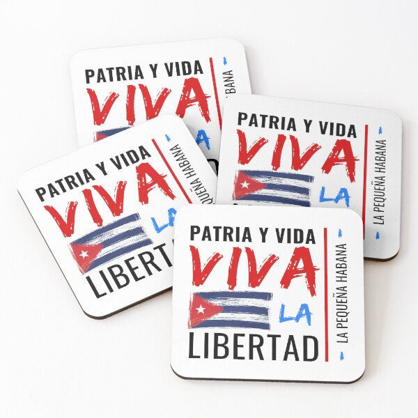 Item preview, Patria y vida | Viva la libertad | La Pequeña Habana | Blanco designed and sold by NoirOwned.