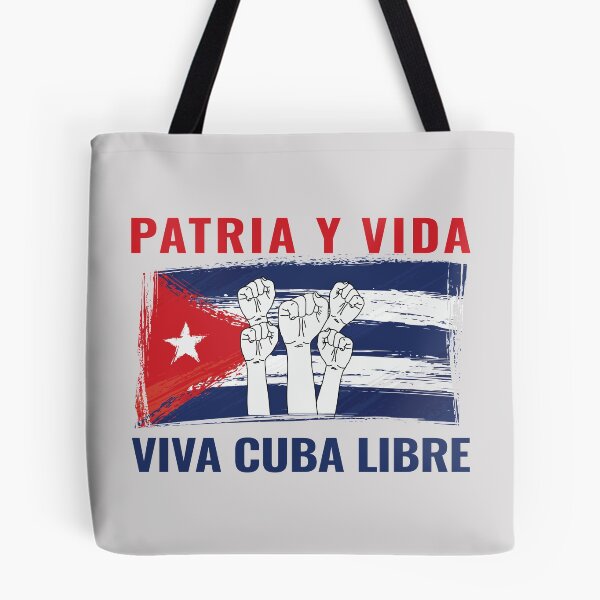 Item preview, PATRIA Y VIDA VIVA CUBA LIBRE designed and sold by Feline Rockstars.