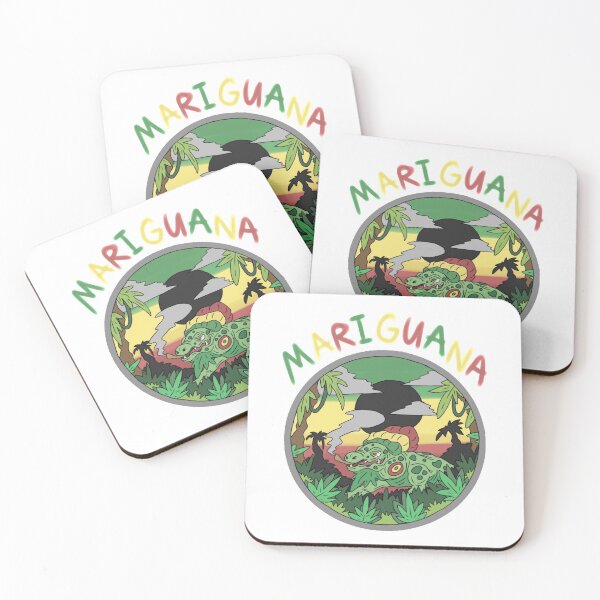 Item preview, Mariguana (marijuana iguana) designed and sold by LoganMDesigns.