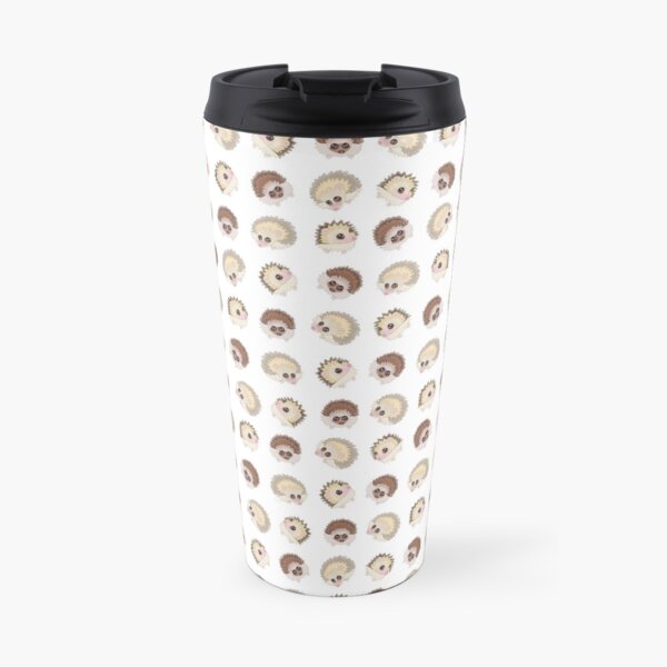 Hedgehog collective pattern Travel Mug