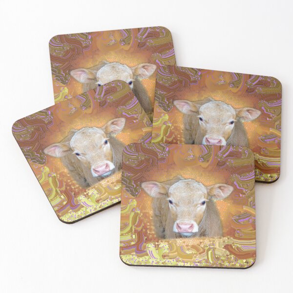 Item preview, Cute little calf with big eyes designed and sold by MarionsArt.