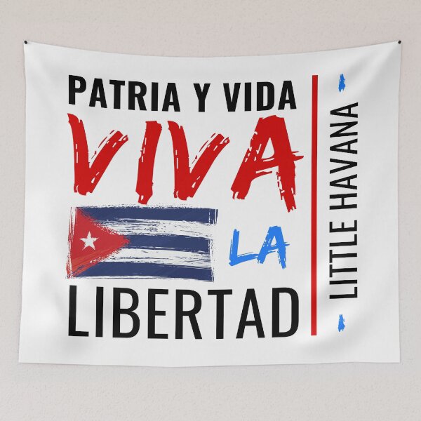 Item preview, Patria y Vida | Viva la Libertad | Little Havana | White designed and sold by NoirOwned.
