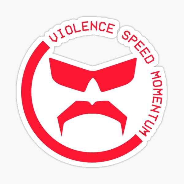Violence Speed Momentum Sticker