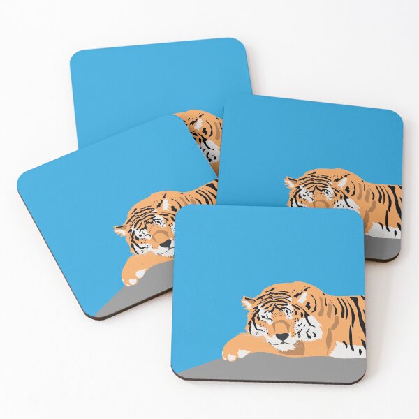 Item preview, Sleeping tiger on a rock designed and sold by Martapp.