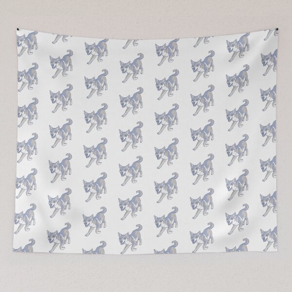 Item preview, Leaping Tamaskan Dog designed and sold by tiffatiel.