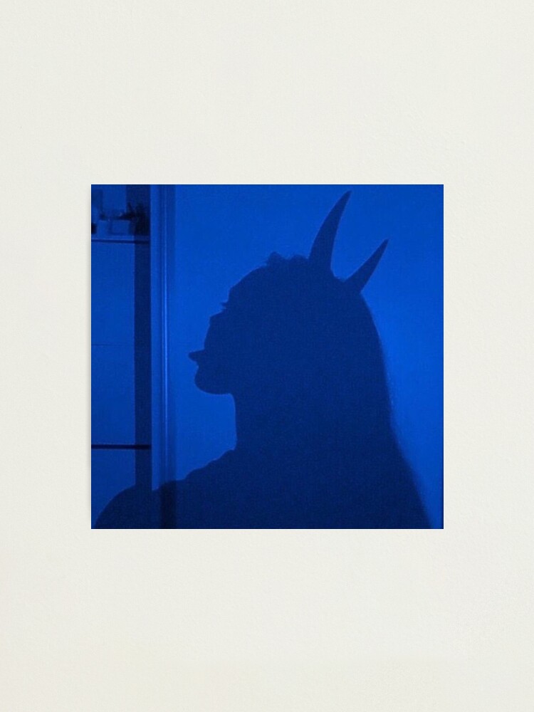 Devil Girl Shadow Photographic Print For Sale By Hifiona Redbubble