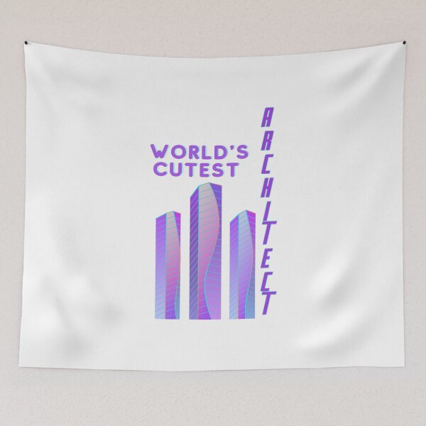 Artikelvorschau, Der süßeste Architekt der Welt lustiges T-Shirt Männer Geschenk Frauen Geschenk entworfen und verkauft von InnovantDesigns.