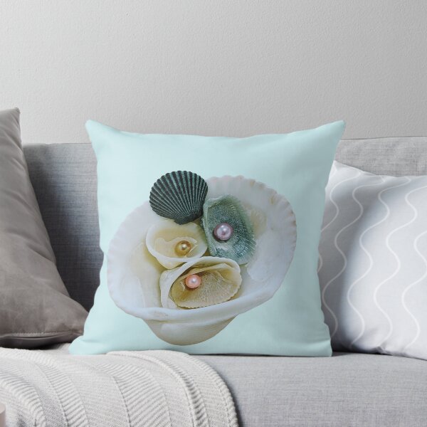 Item preview, Natural Seashells with pearls designed and sold by Tropicx.