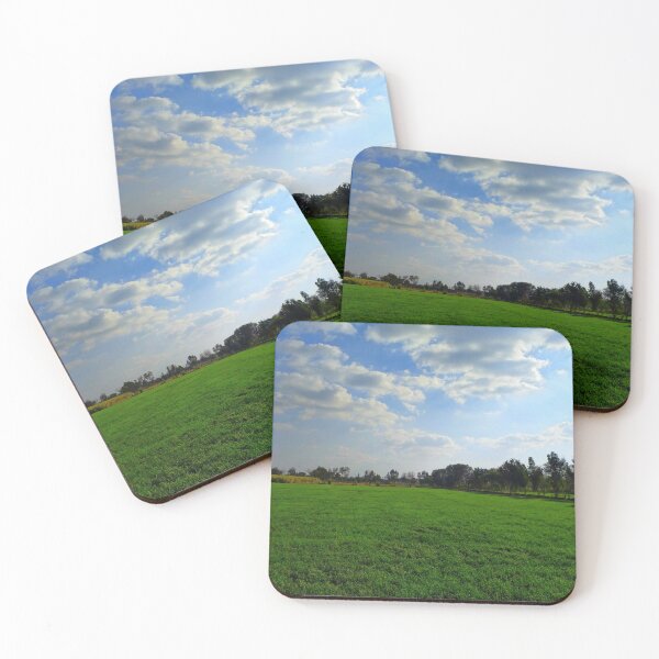 Item preview, green grass with clouds designed and sold by sbrstore.