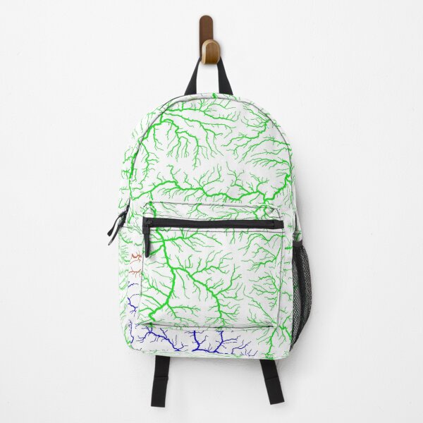 Item preview, Wyoming River Basin Map in Rainbow Colours with White Background designed and sold by GrasshopperGeo.