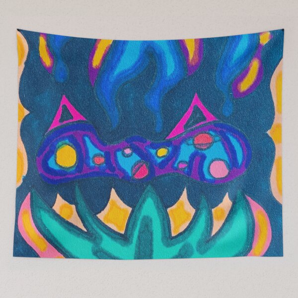 Item preview, Abstract Galaxy Flower designed and sold by artbyalette.