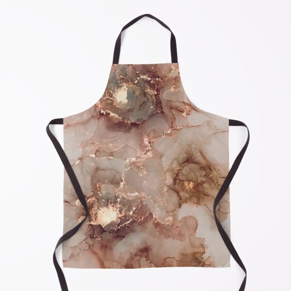 Item preview, White, pink and copper marble glass print designed and sold by HadeeeeL.