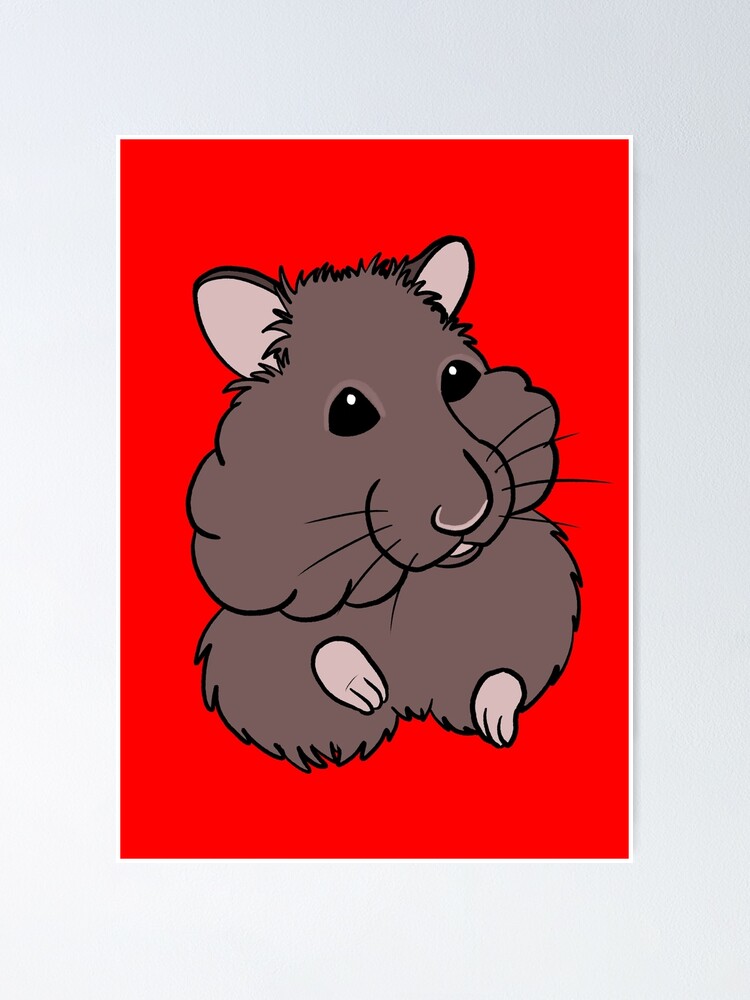 Hamster n7 Poster by Les Classics - Pixels