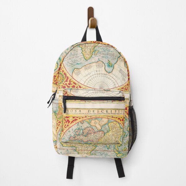 Item preview, Vintage Map "Orbis terrae compendiosa descriptio" (1637) by Gerhard Mercator designed and sold by Designedbysm.