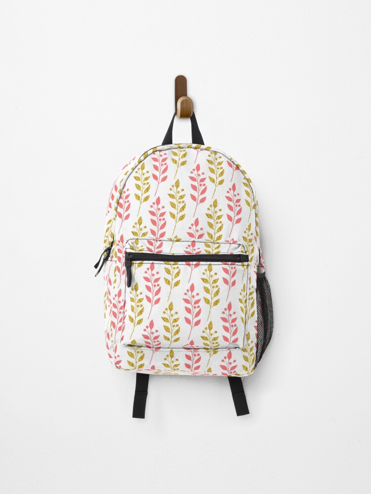 Thumbnail 1 of 3, Backpack, Two Color Leaf Pattern 02 designed and sold by ngimhan2016.