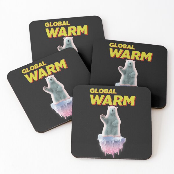 Item preview, Global warm threats | Polar bear on melting ice designed and sold by Wehavefun.