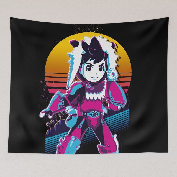 Item preview, Monster Hunter Stories - Hero *80s retro* designed and sold by MyRetroArt.