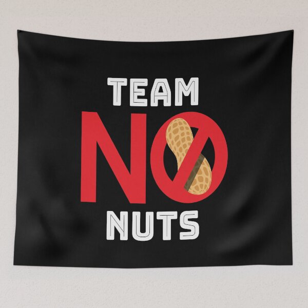 Item preview, Team No Nuts Nut Nut Allergy designed and sold by MooonTees.