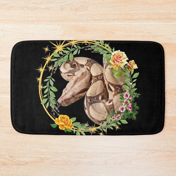 Item preview, Beautiful Boa Constrictor In Flower Leaf Frame Design designed and sold by EarthArtDesigns.