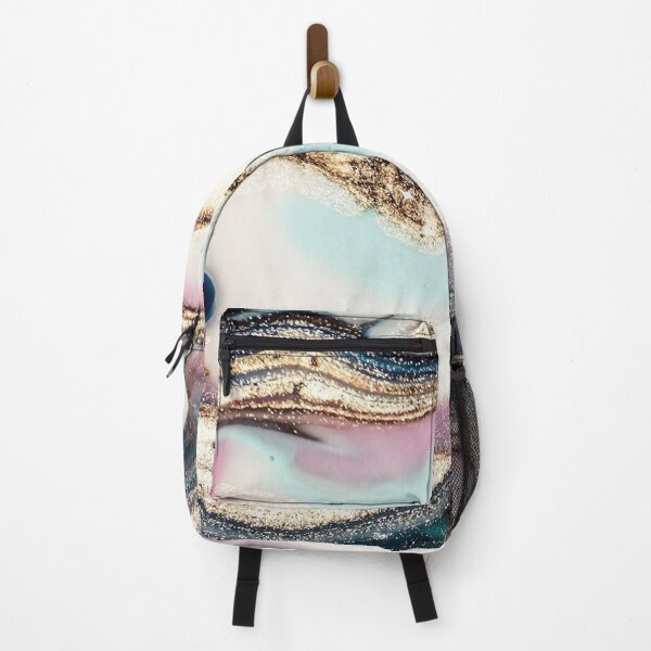 Item preview, White, blue, pink and gold marble colors  designed and sold by HadeeeeL.
