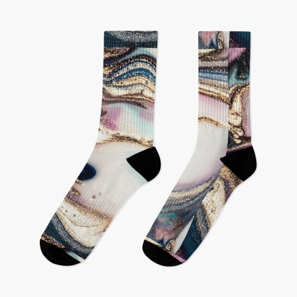 Item preview, White, blue, pink and gold marble colors  designed and sold by HadeeeeL.