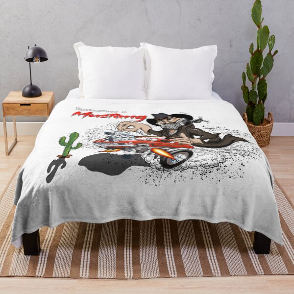 Item preview, Cowboy breaking his Classic Mustang designed and sold by Scottdowell.