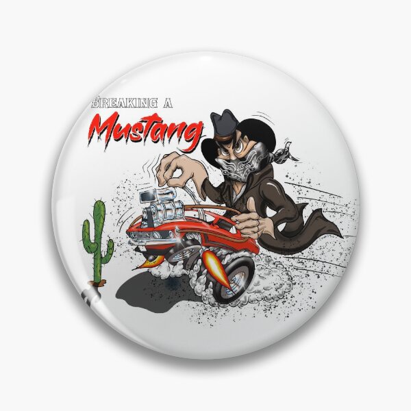 Item preview, Cowboy breaking his Classic Mustang designed and sold by Scottdowell.