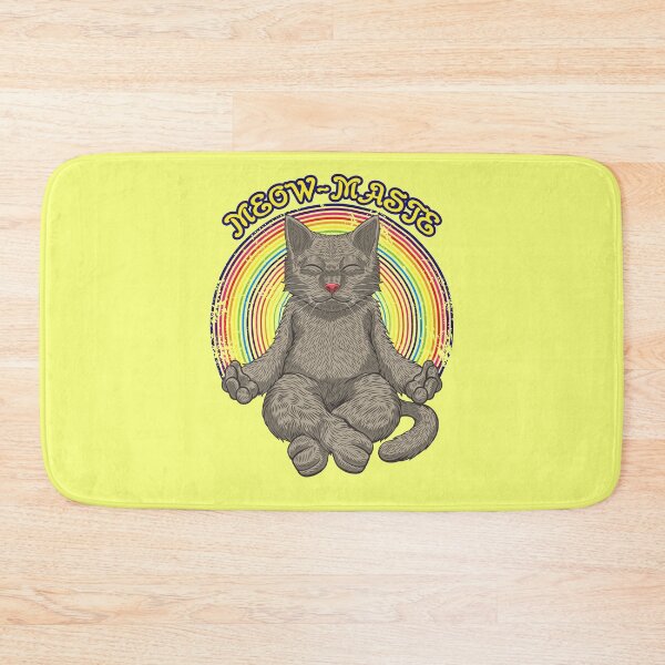 Item preview, Meow Maste Meditating Cat Yoga Gyan Murda designed and sold by tronictees.