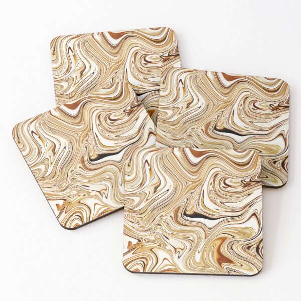 Item preview, Light Brown Abstract Liquid designed and sold by Flydea.