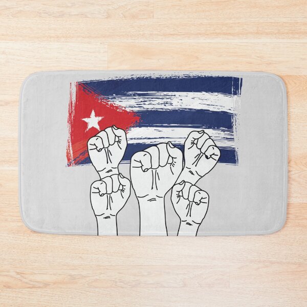 Item preview, PATRIA Y VIDA VIVA CUBA LIBRE DISTRESSED CUBAN FLAG designed and sold by Feline Rockstars.