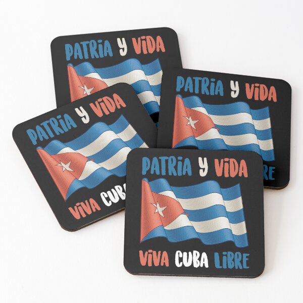 Item preview, Cuba Patria y Vida - Viva Cuba Libre Cuban Flag designed and sold by Alaadin Bendali Braham.
