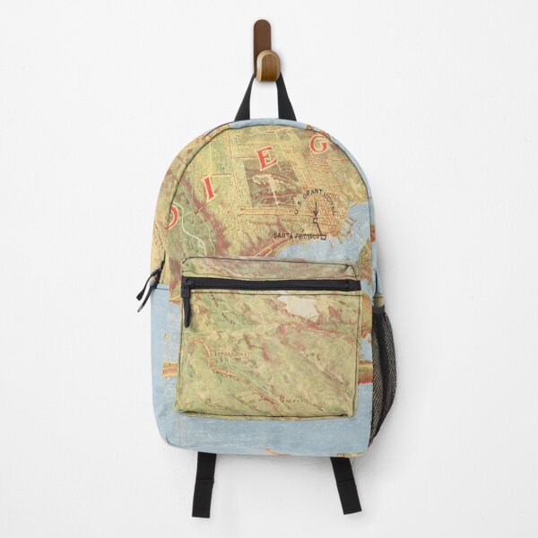 Item preview, Old San Diego CA Map (1915) Vintage America's Finest City Atlas designed and sold by BravuraMedia.