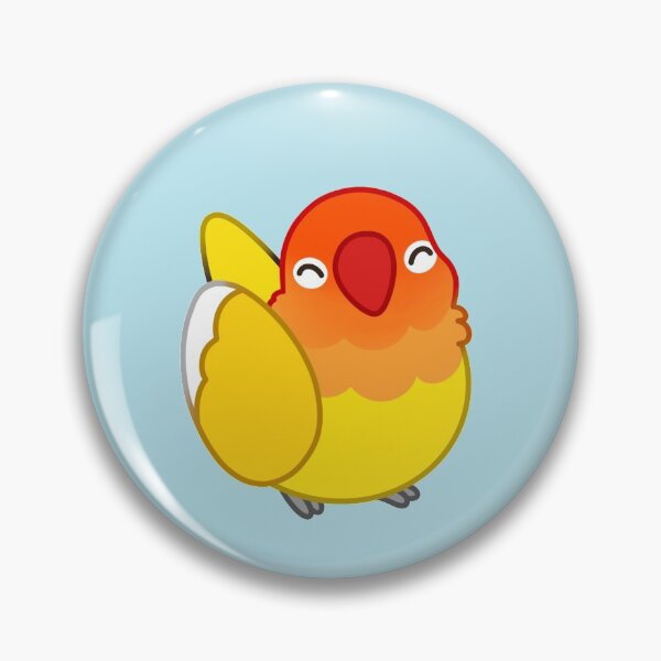 Item preview, Lutino Lovebird Borb designed and sold by catyart.