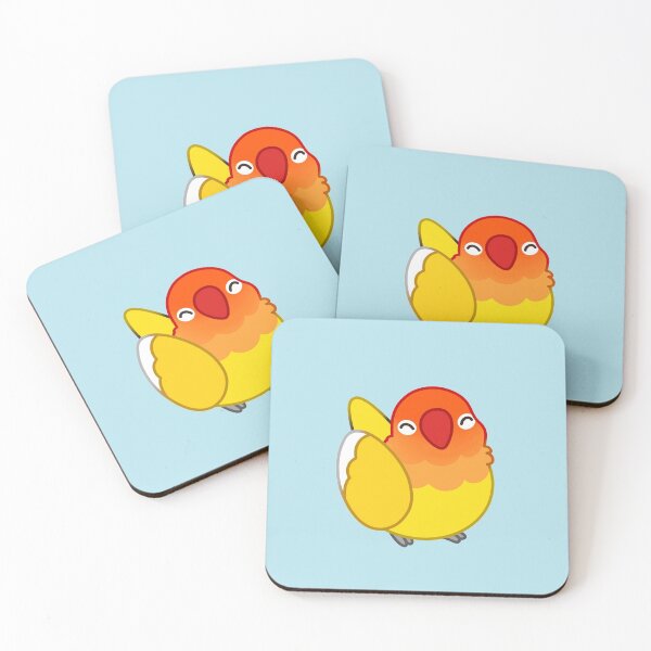 Item preview, Lutino Lovebird Borb designed and sold by catyart.