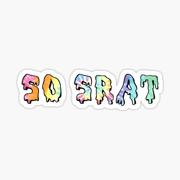 So Srat Tie Dye Sticker