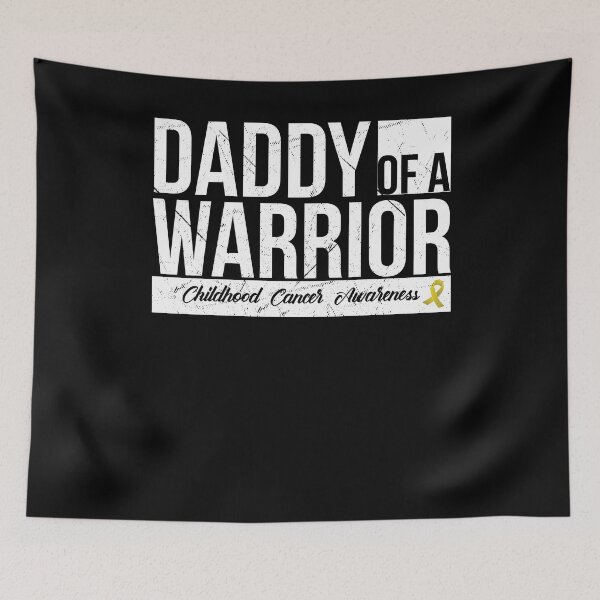 Artikelvorschau, Daddy of a Warrior Childhood Cancer Survivor Men entworfen und verkauft von tshirtexpressiv.