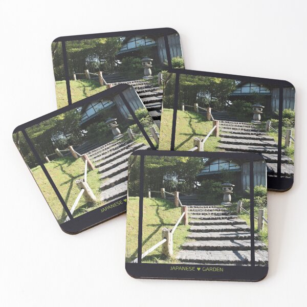 Item preview, Stone path in Japanese garden with steps designed and sold by CatCarrot.